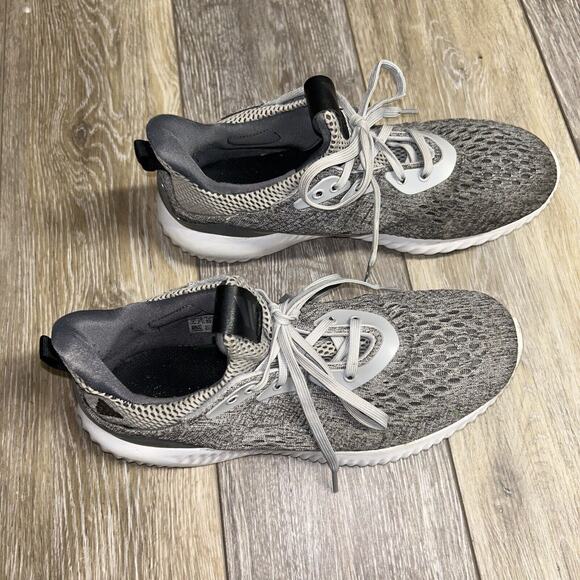 Adidas Mens US Size 7 Alphabounce Gray White Running Athletic Sneaker Shoes - Picture 3 of 12